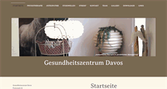 Desktop Screenshot of gesundheitszentrum-davos.ch